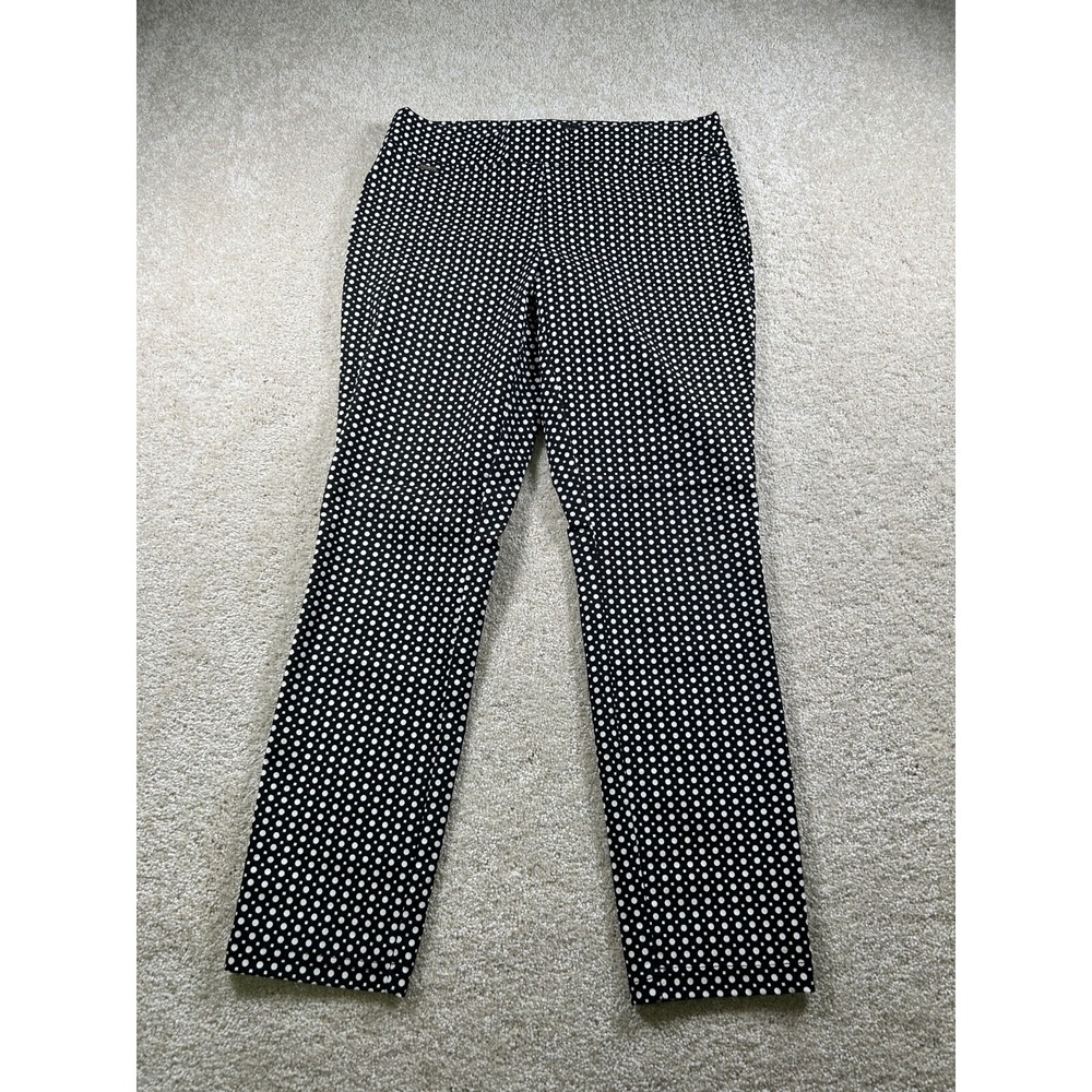 The Limited Womens Size 4P Black & White Polka Dot Dress Pants Corporate Career
